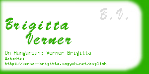 brigitta verner business card